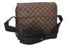 Authentic Louis Vuitton Damier Naviglio Shoulder Cross Body Bag N45255 LV 5812I