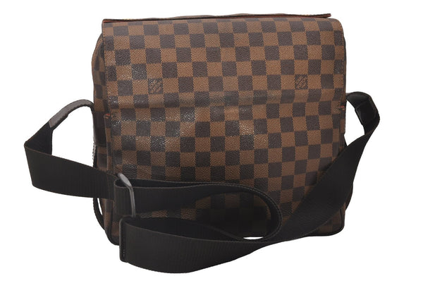 Authentic Louis Vuitton Damier Naviglio Shoulder Cross Body Bag N45255 LV 5812I