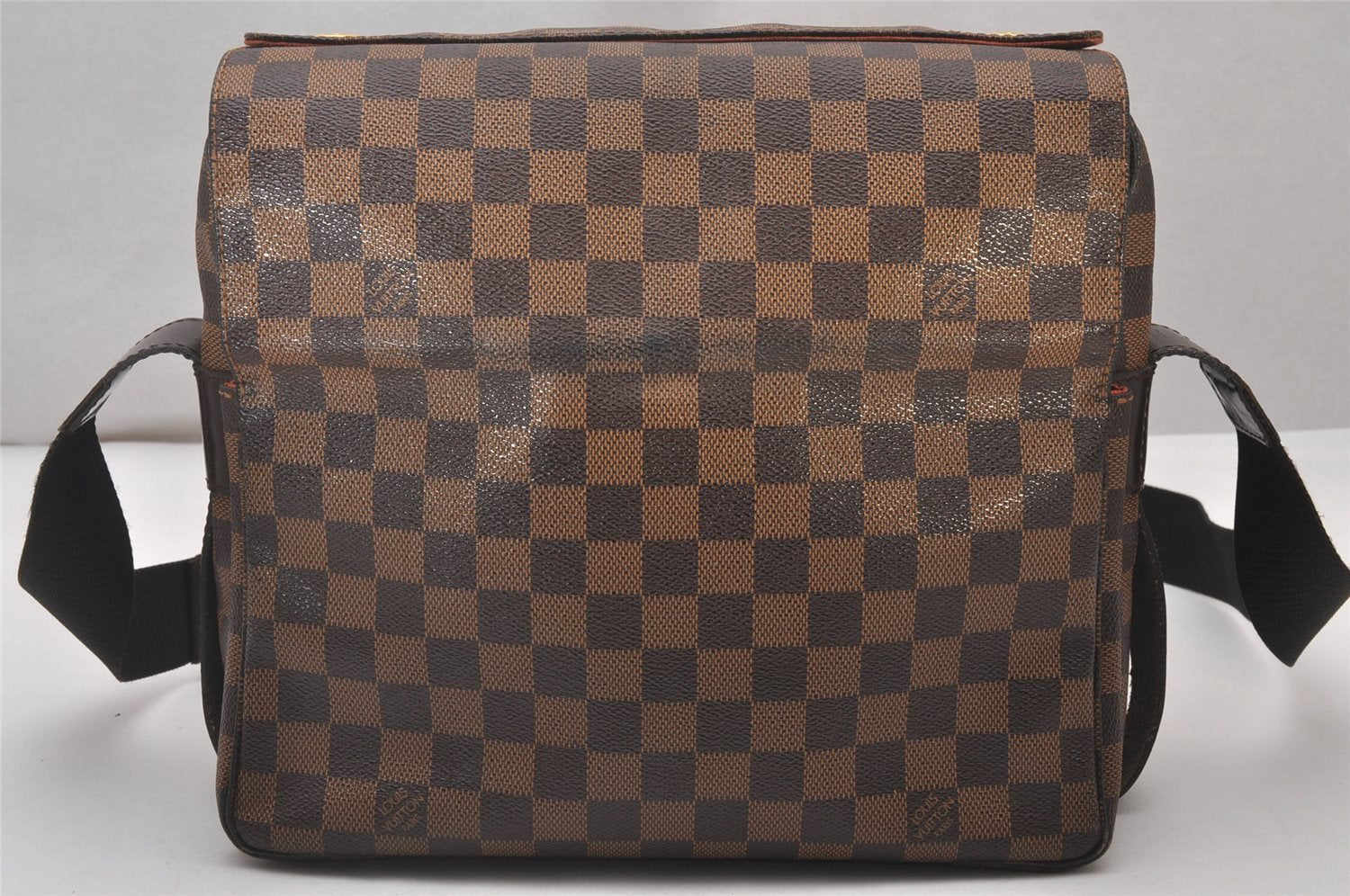 Authentic Louis Vuitton Damier Naviglio Shoulder Cross Body Bag N45255 LV 5812I