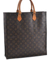 Authentic LOUIS VUITTON Monogram Sac Plat Hand Bag M51140 LV 5814C