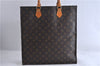 Authentic LOUIS VUITTON Monogram Sac Plat Hand Bag M51140 LV 5814C