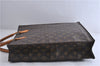 Authentic LOUIS VUITTON Monogram Sac Plat Hand Bag M51140 LV 5814C