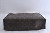 Authentic LOUIS VUITTON Monogram Sac Plat Hand Bag M51140 LV 5814C