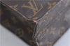 Authentic LOUIS VUITTON Monogram Sac Plat Hand Bag M51140 LV 5814C