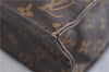 Authentic LOUIS VUITTON Monogram Sac Plat Hand Bag M51140 LV 5814C