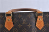 Authentic LOUIS VUITTON Monogram Sac Plat Hand Bag M51140 LV 5814C
