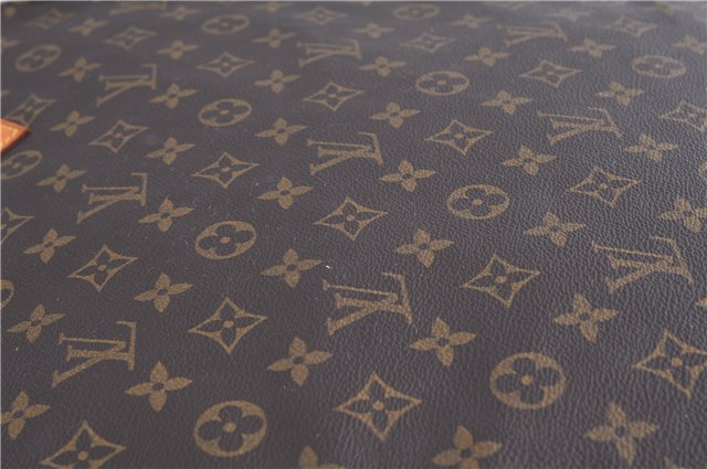 Authentic LOUIS VUITTON Monogram Sac Plat Hand Bag M51140 LV 5814C