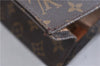 Authentic LOUIS VUITTON Monogram Sac Plat Hand Bag M51140 LV 5814C