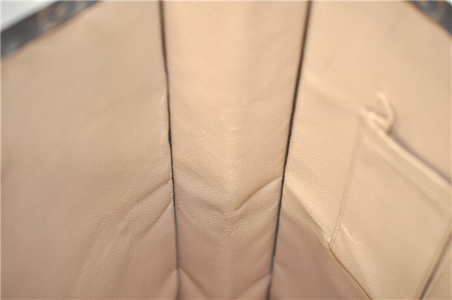 Authentic LOUIS VUITTON Monogram Sac Plat Hand Bag M51140 LV 5814C