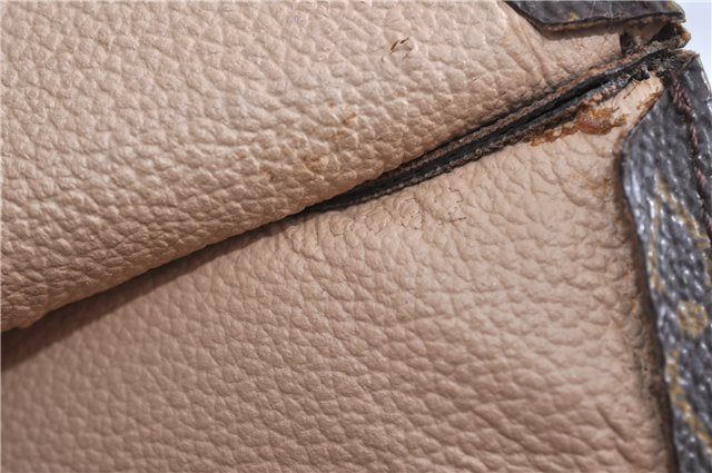 Authentic LOUIS VUITTON Monogram Sac Plat Hand Bag M51140 LV 5814C