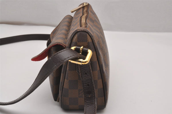 Authentic Louis Vuitton Damier Ravello GM Shoulder Cross Bag N60006 LV 5815I