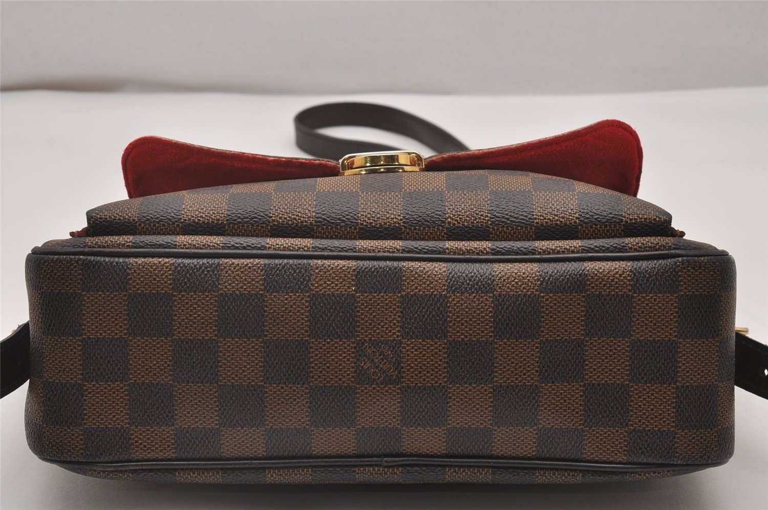 Authentic Louis Vuitton Damier Ravello GM Shoulder Cross Bag N60006 LV 5815I