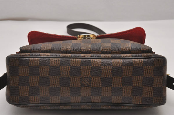 Authentic Louis Vuitton Damier Ravello GM Shoulder Cross Bag N60006 LV 5815I