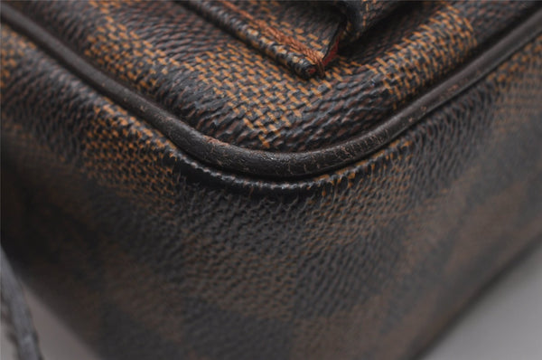 Authentic Louis Vuitton Damier Ravello GM Shoulder Cross Bag N60006 LV 5815I