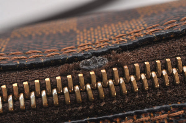 Authentic Louis Vuitton Damier Ravello GM Shoulder Cross Bag N60006 LV 5815I