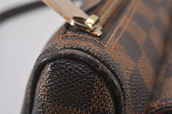 Authentic Louis Vuitton Damier Ravello GM Shoulder Cross Bag N60006 LV 5815I