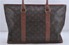 Auth Louis Vuitton Monogram Sac Weekend PM Vintage Tote Hand Bag M42425 LV 5816D