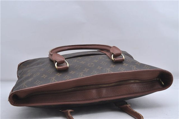 Auth Louis Vuitton Monogram Sac Weekend PM Vintage Tote Hand Bag M42425 LV 5816D