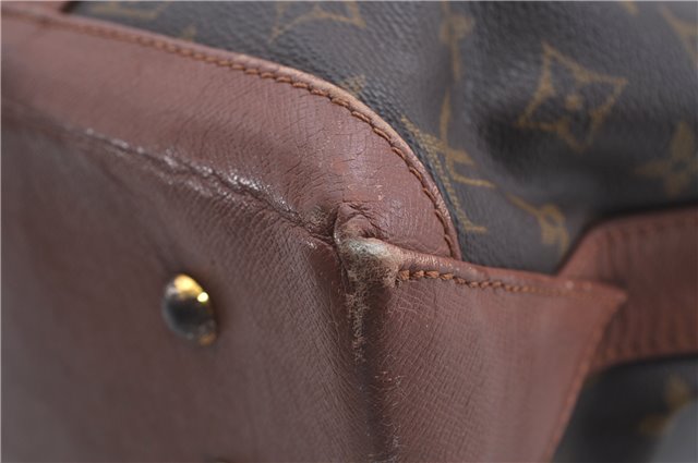 Auth Louis Vuitton Monogram Sac Weekend PM Vintage Tote Hand Bag M42425 LV 5816D