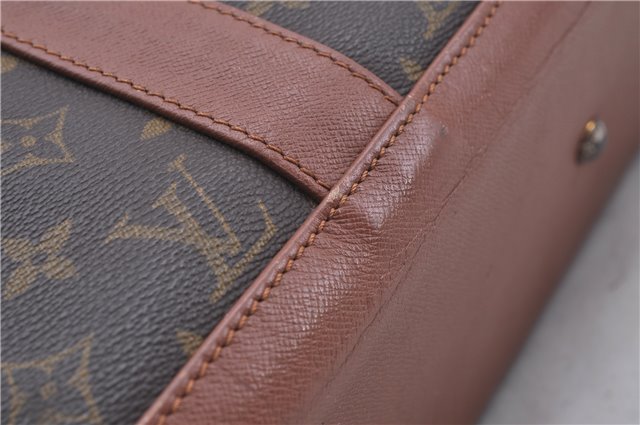 Auth Louis Vuitton Monogram Sac Weekend PM Vintage Tote Hand Bag M42425 LV 5816D