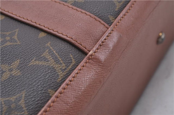 Auth Louis Vuitton Monogram Sac Weekend PM Vintage Tote Hand Bag M42425 LV 5816D