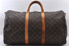 Auth LOUIS VUITTON Monogram Keepall Bandouliere 50 Boston Bag M41416 LV 5817C