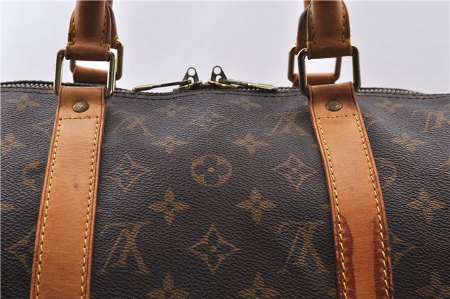 Auth LOUIS VUITTON Monogram Keepall Bandouliere 50 Boston Bag M41416 LV 5817C