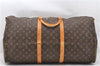 Auth LOUIS VUITTON Monogram Keepall Bandouliere 60 Boston Bag M41412 LV 5818C