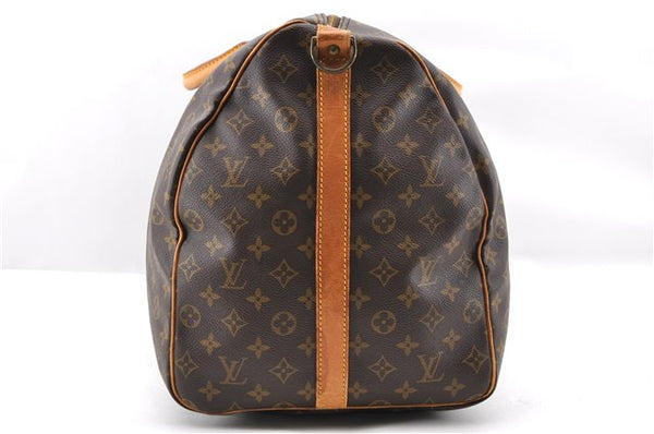 Auth LOUIS VUITTON Monogram Keepall Bandouliere 60 Boston Bag M41412 LV 5818C