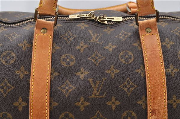 Auth LOUIS VUITTON Monogram Keepall Bandouliere 60 Boston Bag M41412 LV 5818C