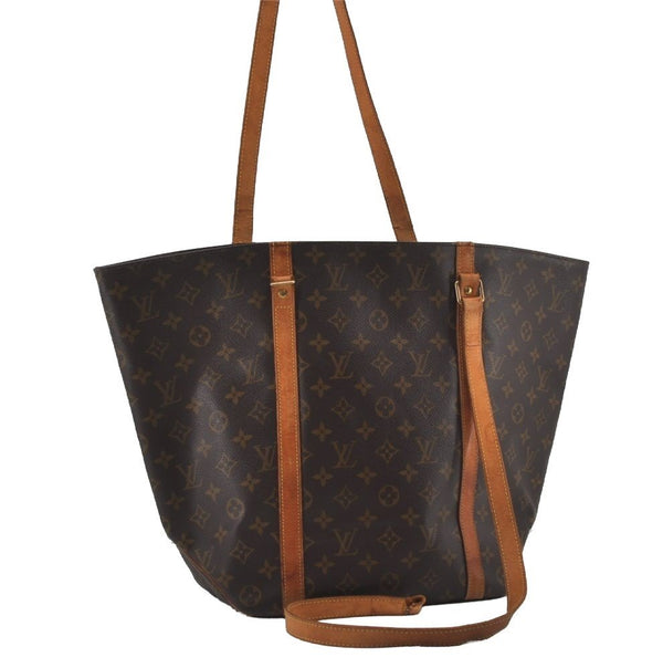 Authentic Louis Vuitton Monogram Sac Shopping PM Tote Bag M51108 Junk 5818I