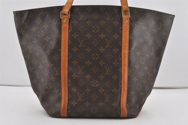 Authentic Louis Vuitton Monogram Sac Shopping PM Tote Bag M51108 Junk 5818I