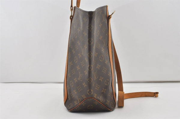 Authentic Louis Vuitton Monogram Sac Shopping PM Tote Bag M51108 Junk 5818I