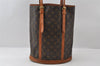Authentic Louis Vuitton Monogram Bucket GM Shoulder Tote Bag M42236 Junk 5819I