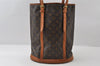 Authentic Louis Vuitton Monogram Bucket GM Shoulder Tote Bag M42236 Junk 5819I
