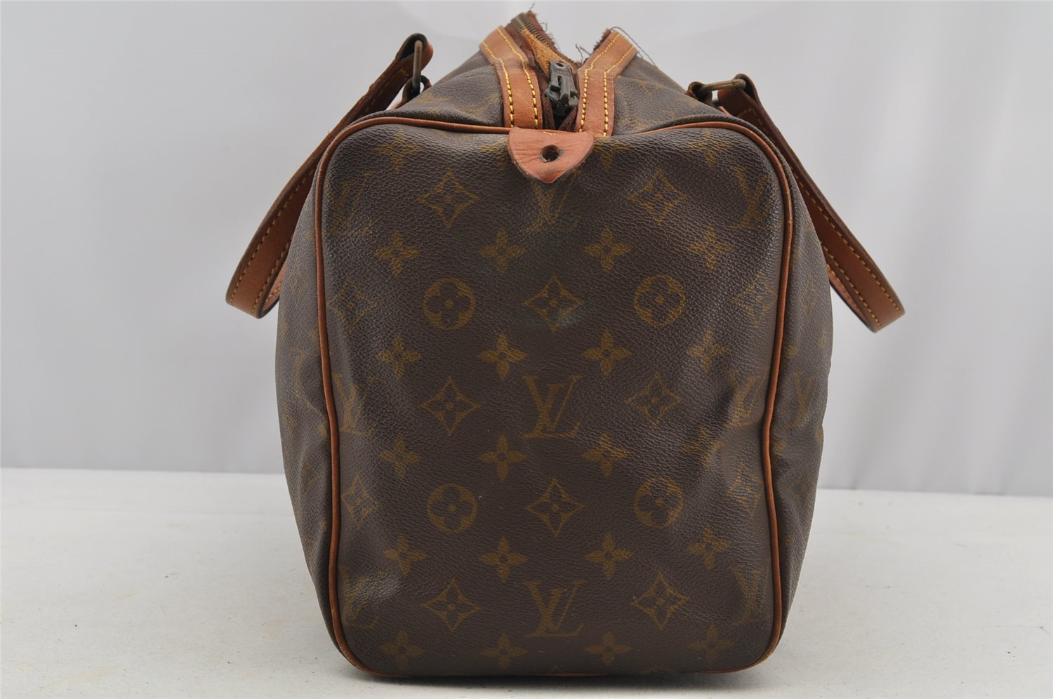 Authentic Louis Vuitton Monogram Sac Souple 35 Boston Bag Old Model Junk 5820I