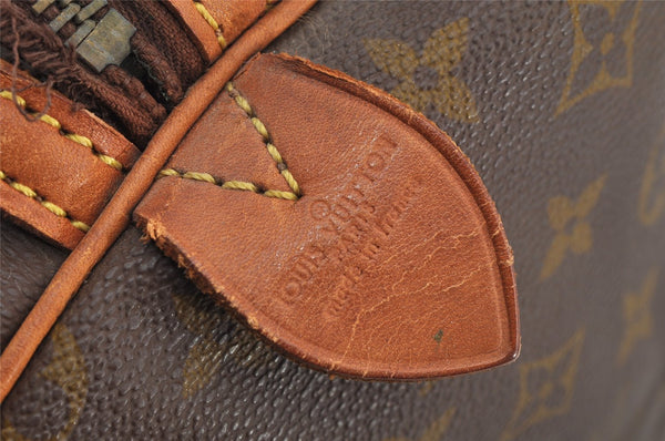 Authentic Louis Vuitton Monogram Sac Souple 35 Boston Bag Old Model Junk 5820I