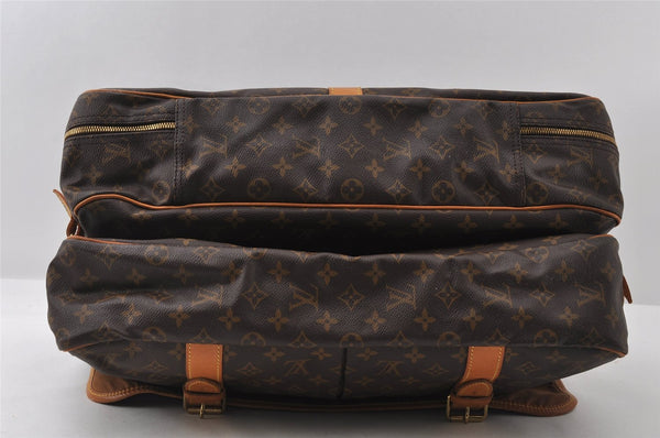 Auth Louis Vuitton Monogram Sac Chasse 2Way Shoulder Boston Bag M41140 LV 5823I