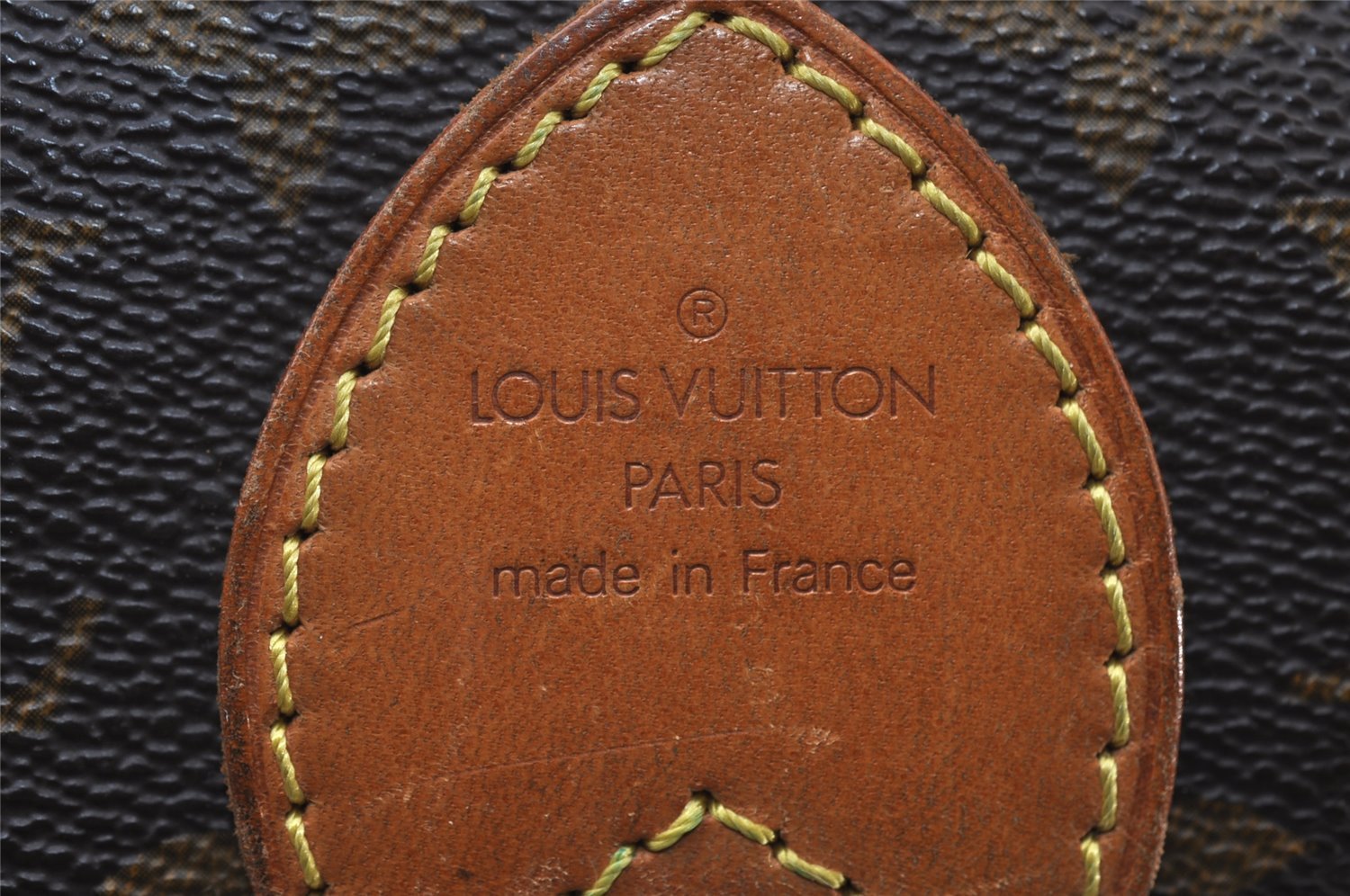 Auth Louis Vuitton Monogram Sac Chasse 2Way Shoulder Boston Bag M41140 LV 5823I