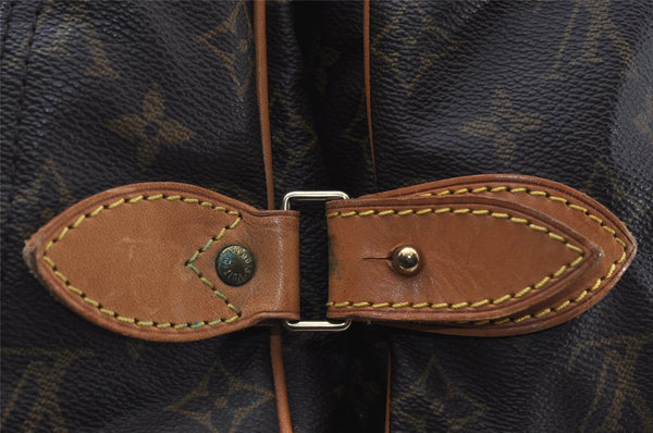 Auth Louis Vuitton Monogram Sac Chasse 2Way Shoulder Boston Bag M41140 LV 5823I