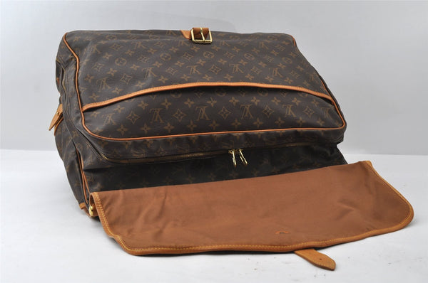 Auth Louis Vuitton Monogram Sac Chasse 2Way Shoulder Boston Bag M41140 LV 5823I