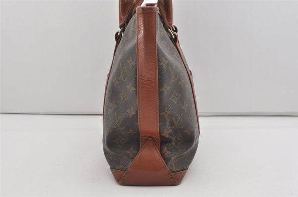 Auth Louis Vuitton Monogram Sac Weekend PM Vintage Tote Hand Bag M42425 LV 5824I