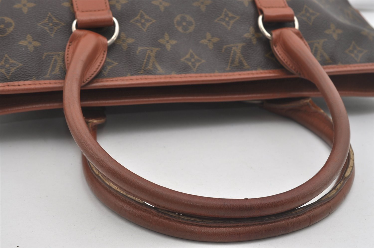 Auth Louis Vuitton Monogram Sac Weekend PM Vintage Tote Hand Bag M42425 LV 5824I