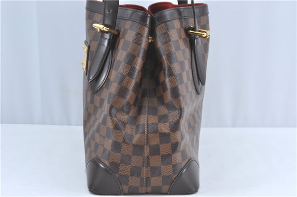 Authentic Louis Vuitton Damier Hampstead MM Shoulder Tote Bag N51204 LV 5825C