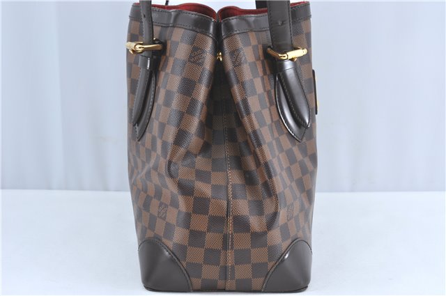 Authentic Louis Vuitton Damier Hampstead MM Shoulder Tote Bag N51204 LV 5825C