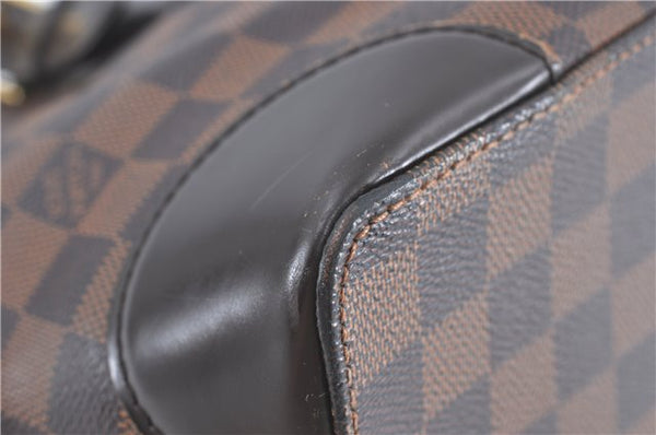 Authentic Louis Vuitton Damier Hampstead MM Shoulder Tote Bag N51204 LV 5825C