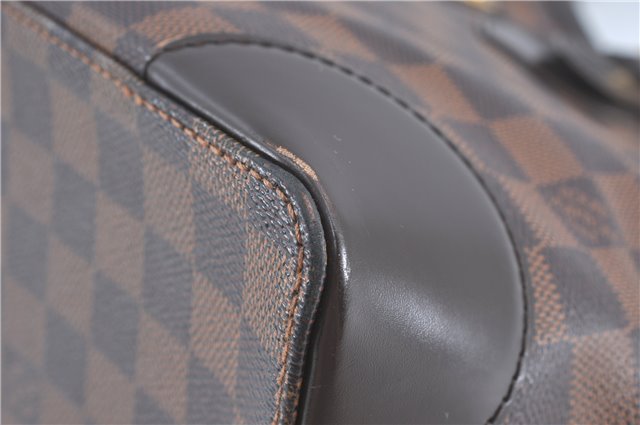 Authentic Louis Vuitton Damier Hampstead MM Shoulder Tote Bag N51204 LV 5825C