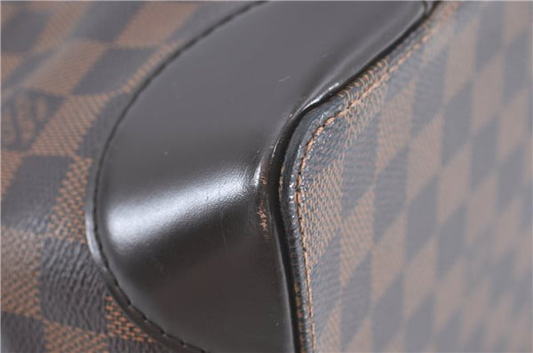 Authentic Louis Vuitton Damier Hampstead MM Shoulder Tote Bag N51204 LV 5825C
