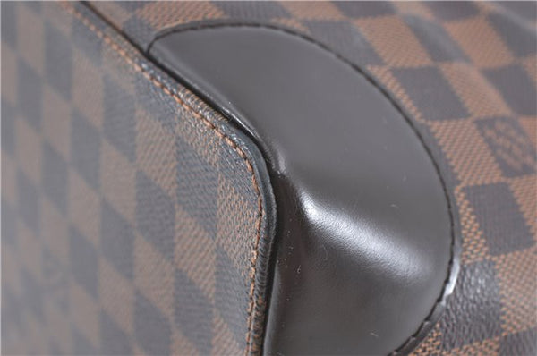 Authentic Louis Vuitton Damier Hampstead MM Shoulder Tote Bag N51204 LV 5825C
