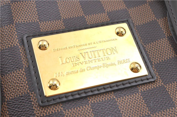 Authentic Louis Vuitton Damier Hampstead MM Shoulder Tote Bag N51204 LV 5825C